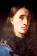 Johann Michael Rottmayr Self Portrait in a Blue Coat with Cuirass oil painting